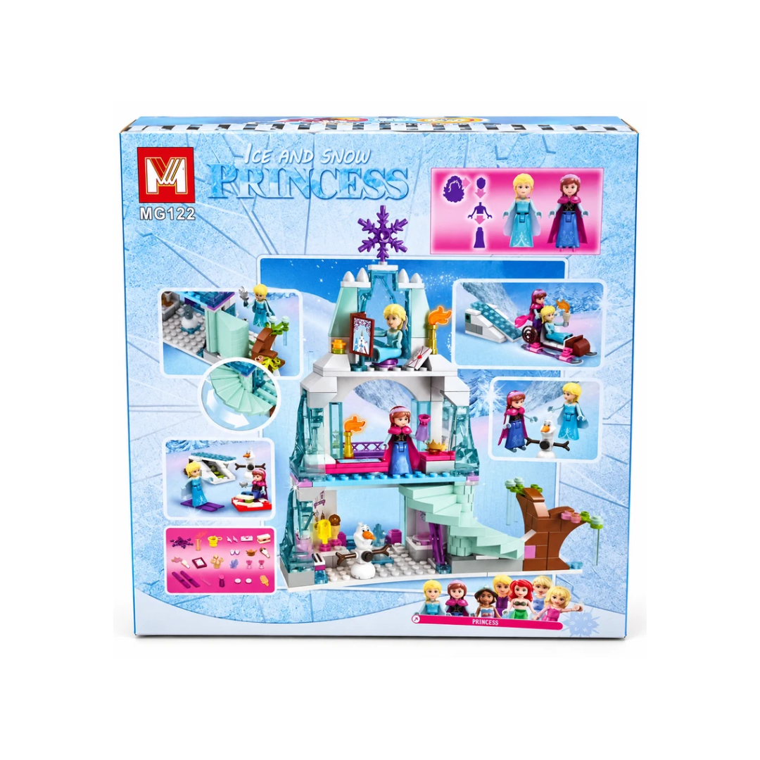 Ice and Snow Princess Castle Building Blocks Set – 314+ Pieces