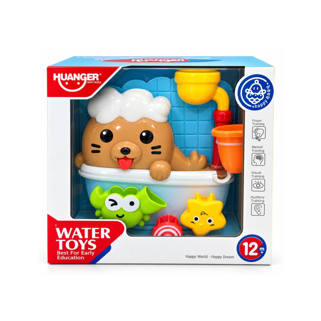 HUANGER Water Toys Bath Toy Set Fun & Interactive Water Play Set for Babies – 12+ Months