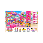 Mega Barbie Malibu House Building Set 303 Pieces with 25+ Accessories – 5+ Years