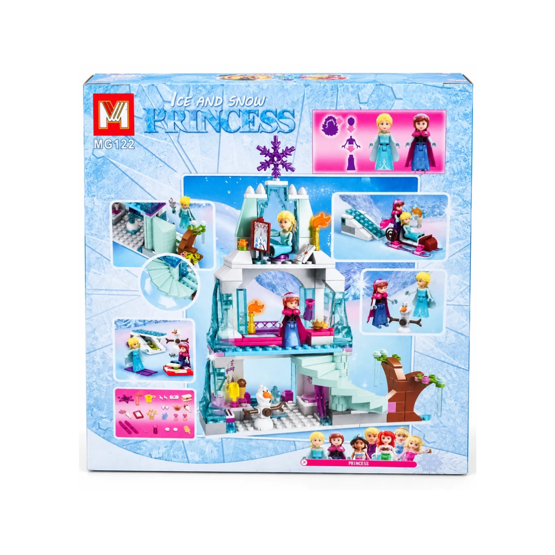 Ice and Snow Princess Castle Building Blocks Set – 314+ Pieces