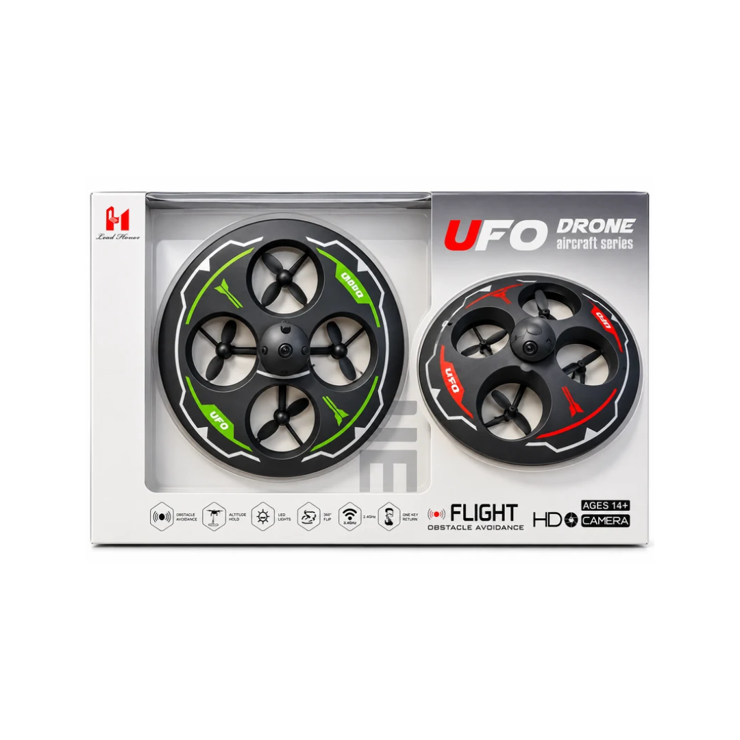 Remote Control UFO Drone with HD Camera & Obstacle Avoidance | 14+ Years