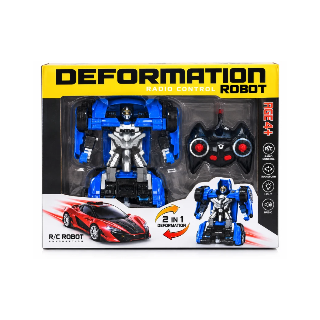 Transformation Remote Control Robot Car Toy for Kids – Age 4+
