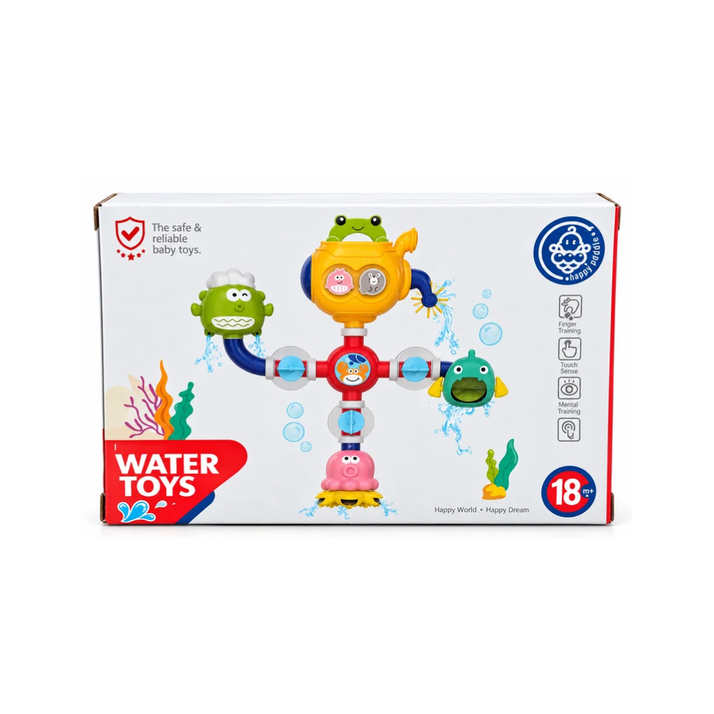 HUANGER Water Toys Bath Toy Set | Interactive Animal Water Play Toys for Babies – 18+ Months