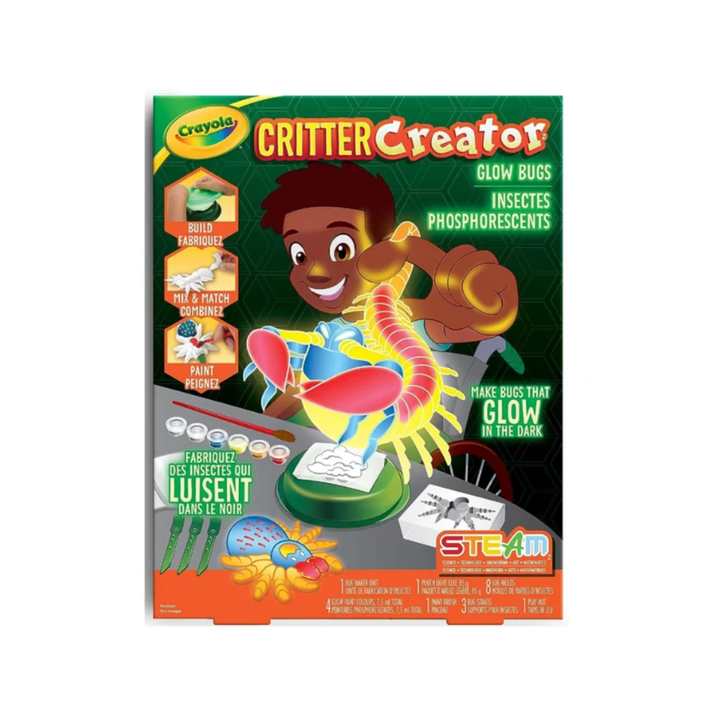 Crayola Critter Creator Glow Bugs Kit, Arts & Crafts