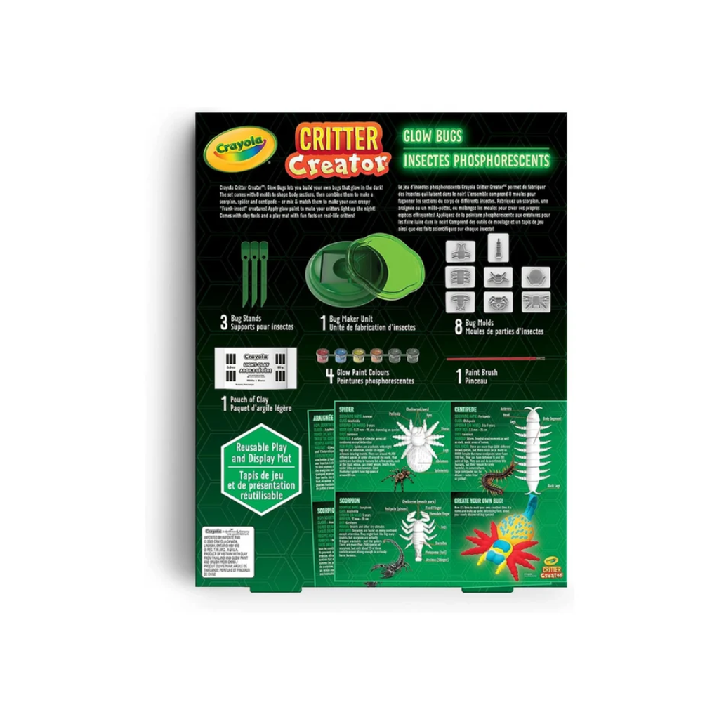 Crayola Critter Creator Glow Bugs Kit, Arts & Crafts