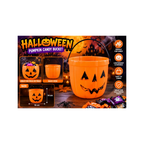 Halloween Pumpkin Treat Bucket with Handle – Orange Jack