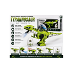 remote Control Intelligent Programming Tyrannosaur Interactive Dinosaur Toy with Spray, Touch & Music