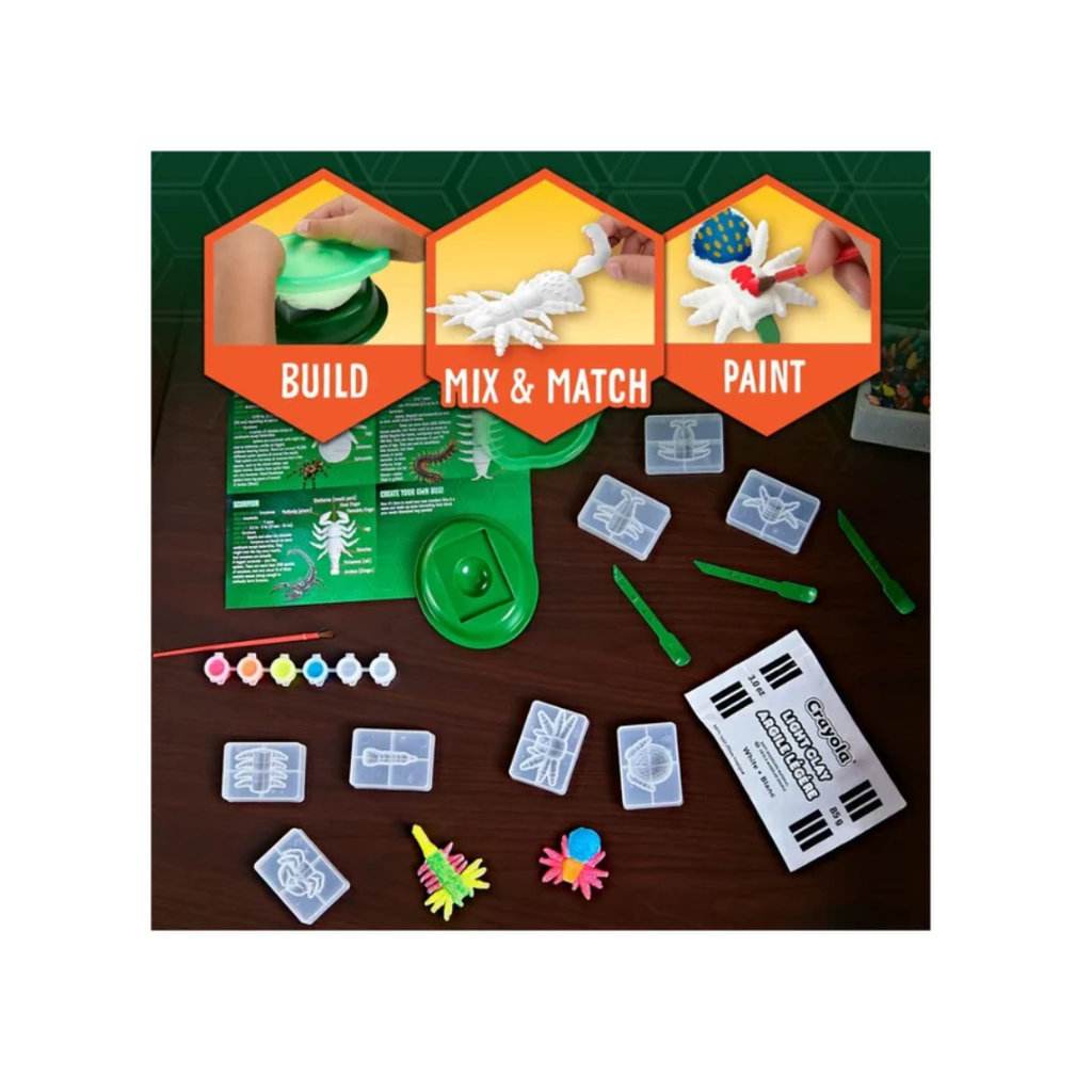 Crayola Critter Creator Glow Bugs Kit, Arts & Crafts