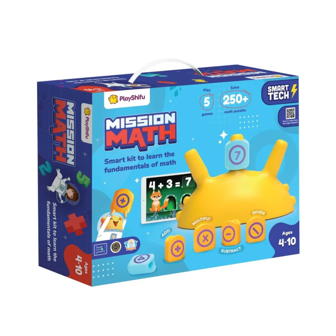 PlayShifu Plugo Count  Math Mission AR-Powered Math STEM Toy