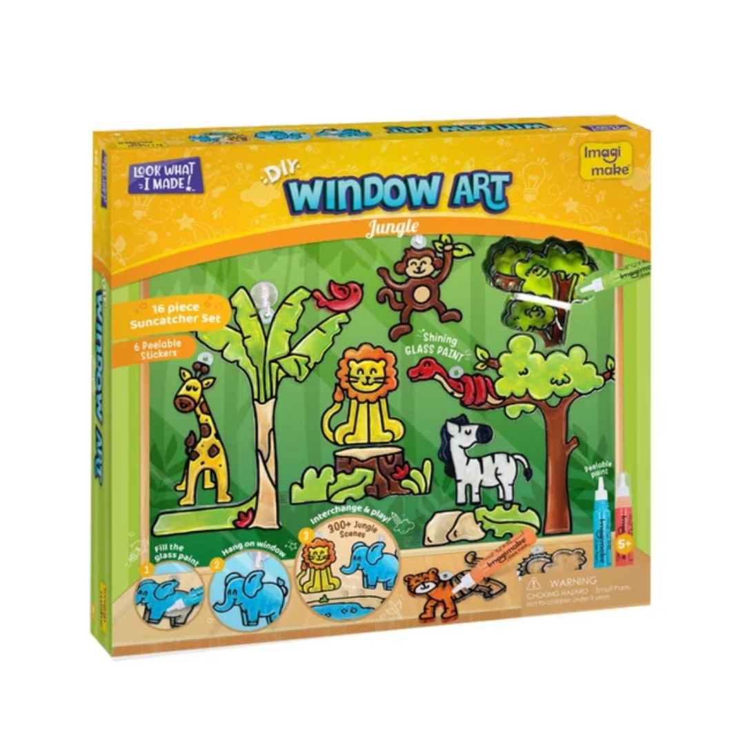 Imagimake Window Art Jungle