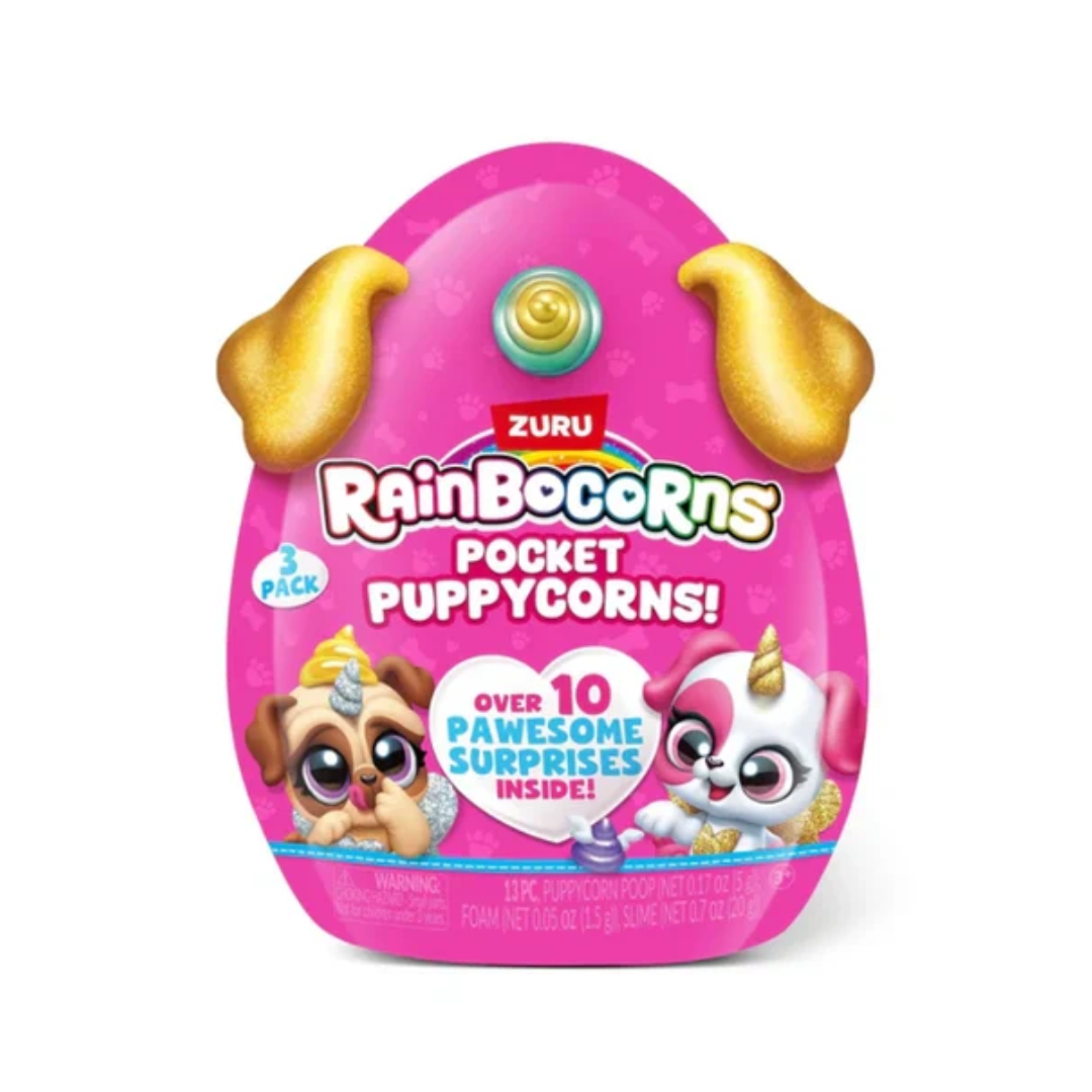 Rainbocorns 9284 Pocket Puppycorns, Surprise Collectible, Miniature Figurine, Cute Puppy