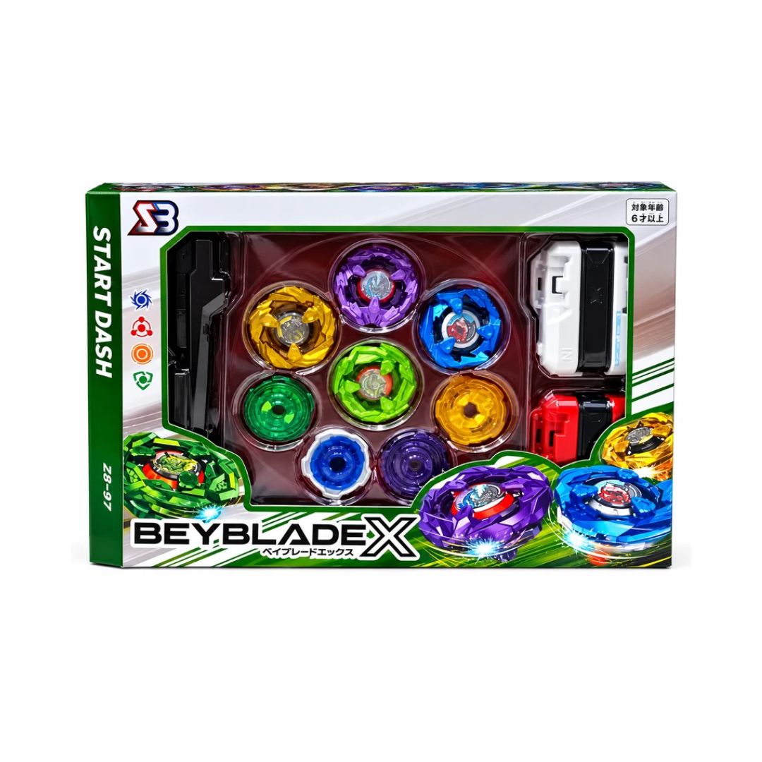 Beyblade X Multi Spinning Top Battle Set with Launchers & Accessories – 6+ Years