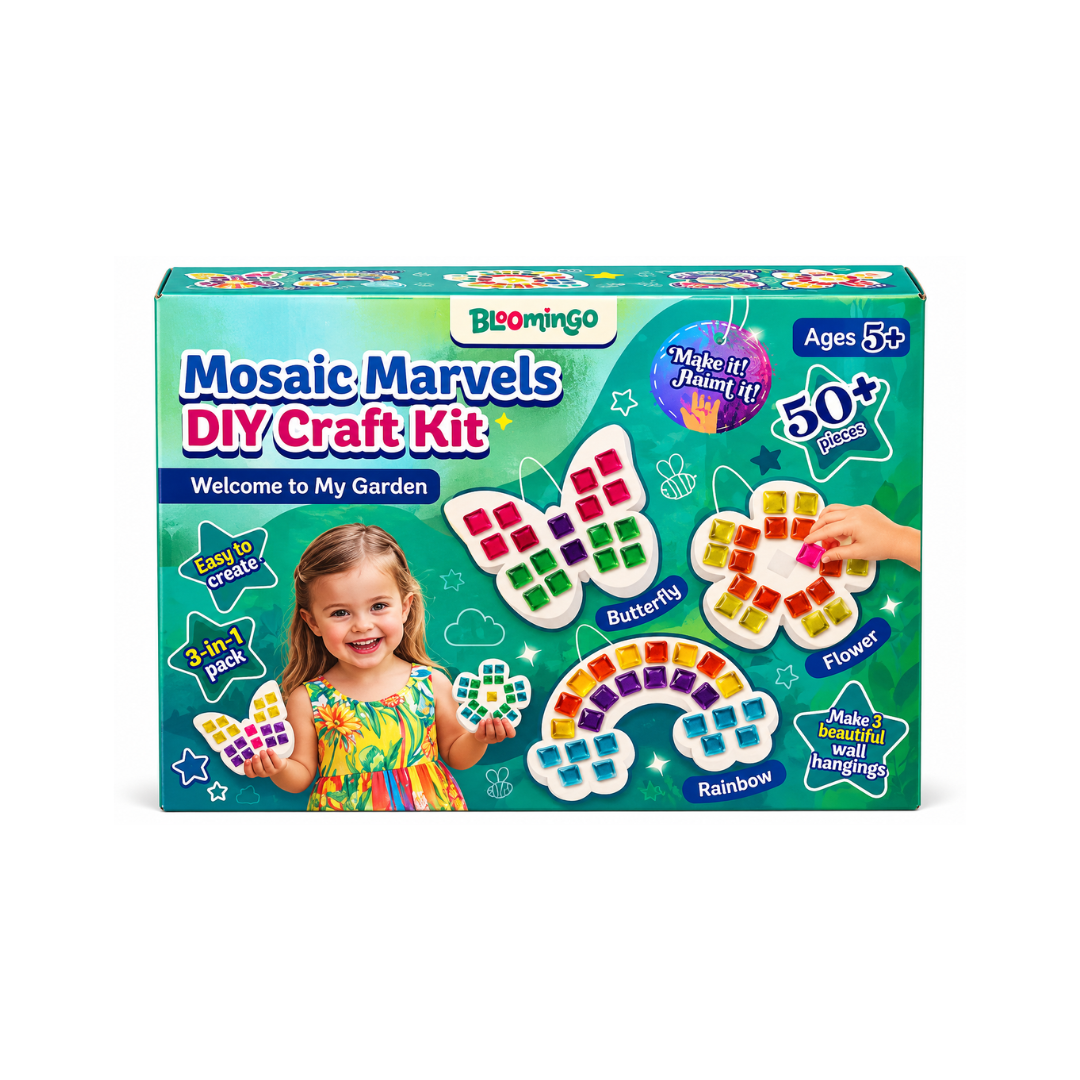 Blooming Welcome to My Garden - Mosaic Marvels DIY Craft Kit