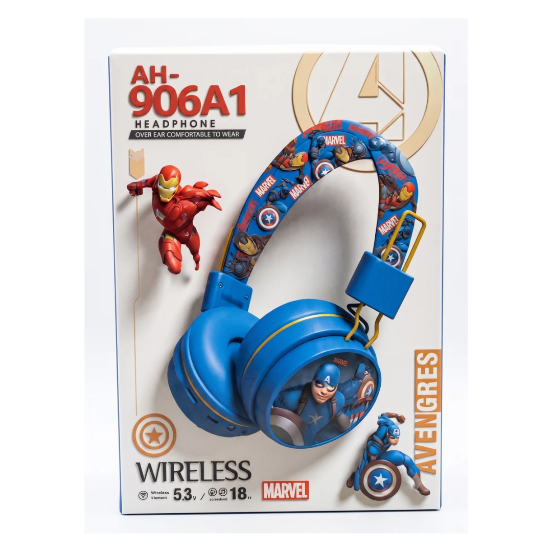 Marvel Avengers Kids Wireless Over-Ear Headphones – AH-906A1