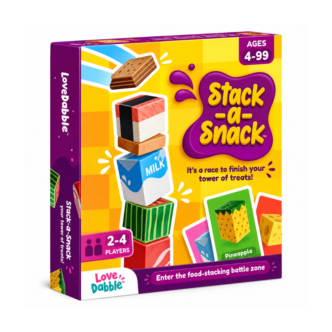 Love Dabble Stack A Snack Board Game