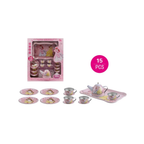 Disney Princess 15 Pcs Pretend Play Tea Set for Kids – Pink 3+ Years