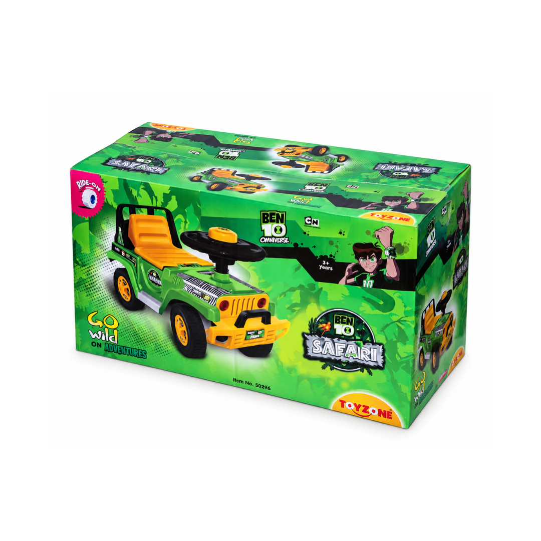 Toyzone Ben10 Safari 50926 Green and Yellow, 2Y+