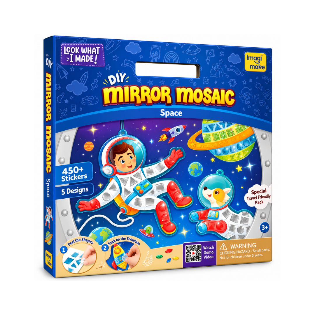 Imagimake DIY Mirror Mosaic Art and Craft Kit