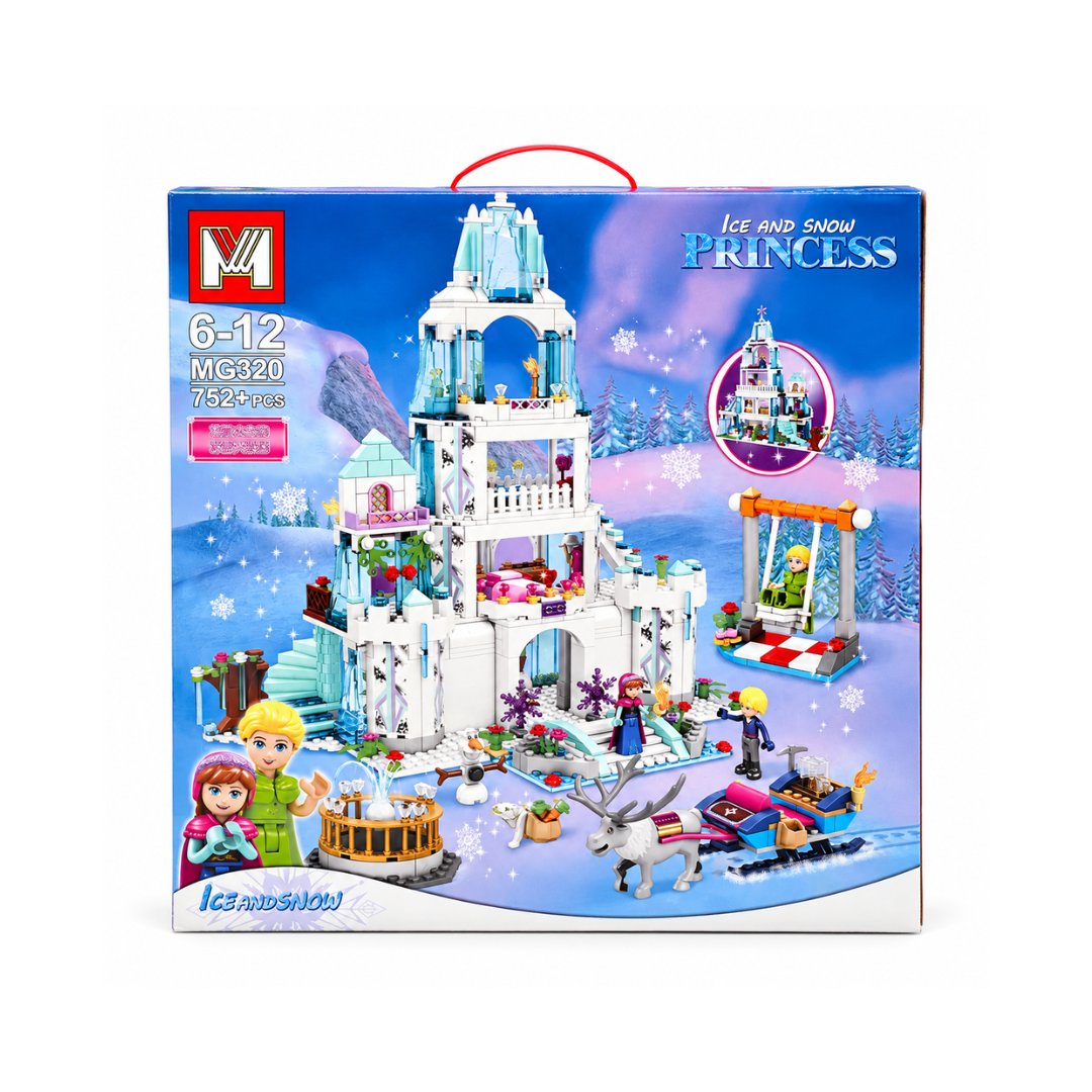 Rainbw Toys Ice and Snow Princess Frozen Construction Set Blocks 752Pcs