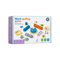 Wooden Word Spelling Game with Letter Blocks & Picture Cards for Kids