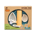 Wheat Straw Kitchen Sink Play Set for Kids – Pretend Wash & Clean Role Play Toy