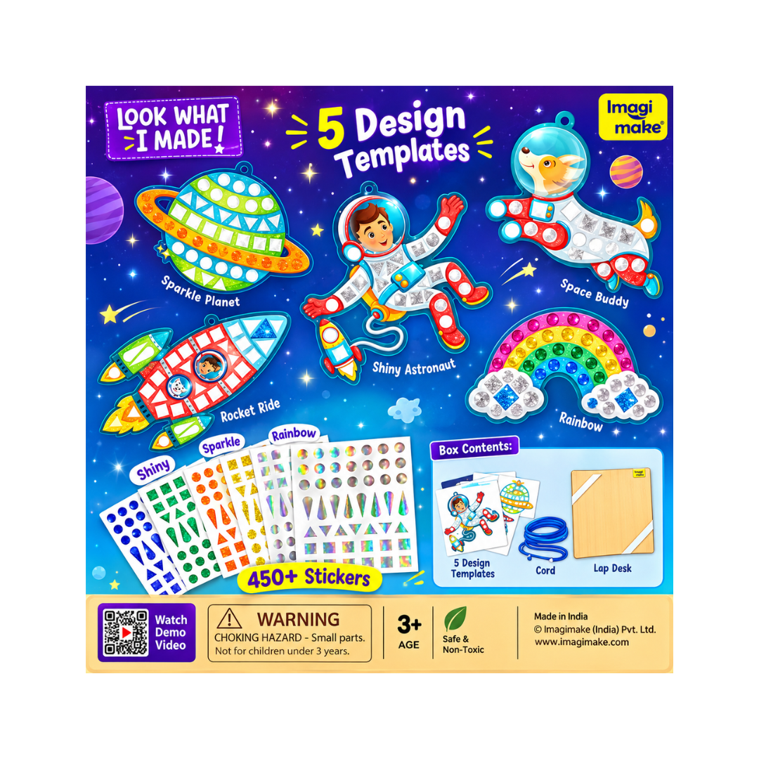 Imagimake DIY Mirror Mosaic Art and Craft Kit