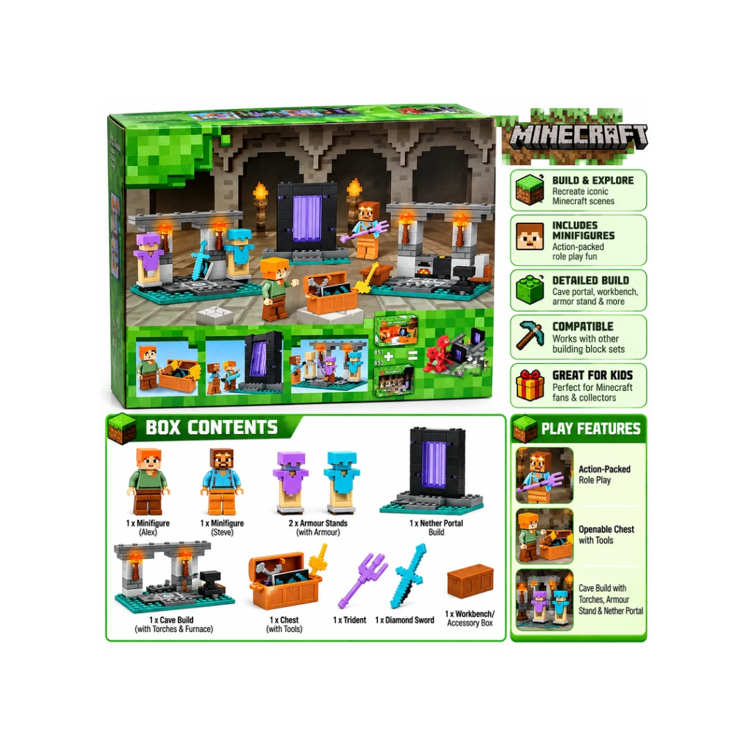 My World Building Blocks Adventure Set – 203+ Pieces | 6+ Years