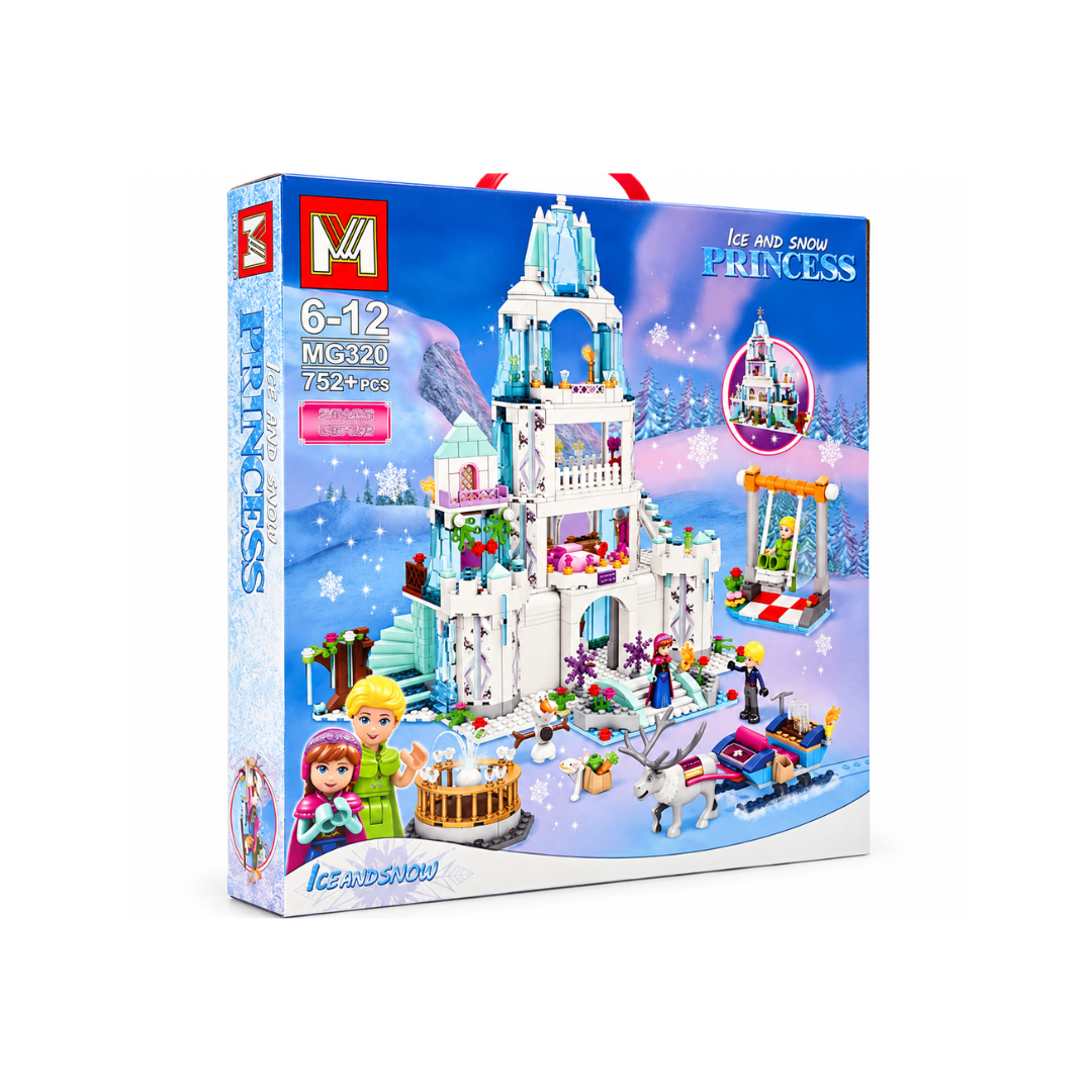 Rainbw Toys Ice and Snow Princess Frozen Construction Set Blocks 752Pcs