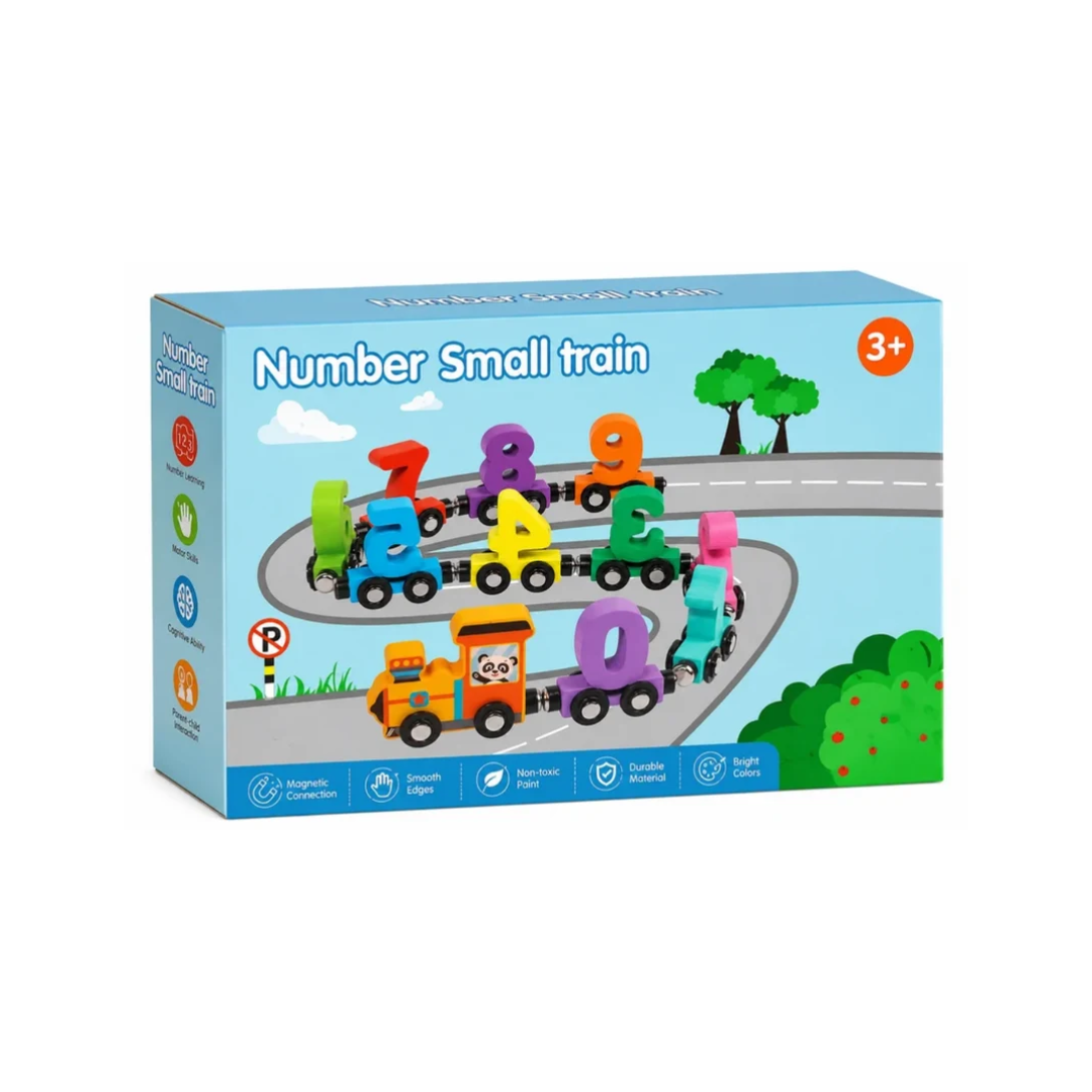 Magnetic Number Train 0–9 Educational Learning Toy for Kids