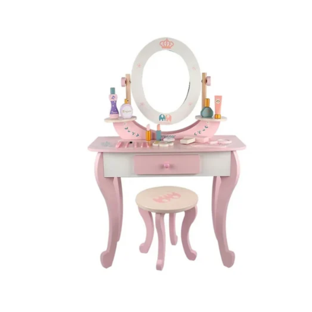 Rainbow Toys Dressing Table Pink Simulation Play house Makeup toy