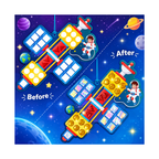 Imagimake DIY Mirror Mosaic Art and Craft Kit