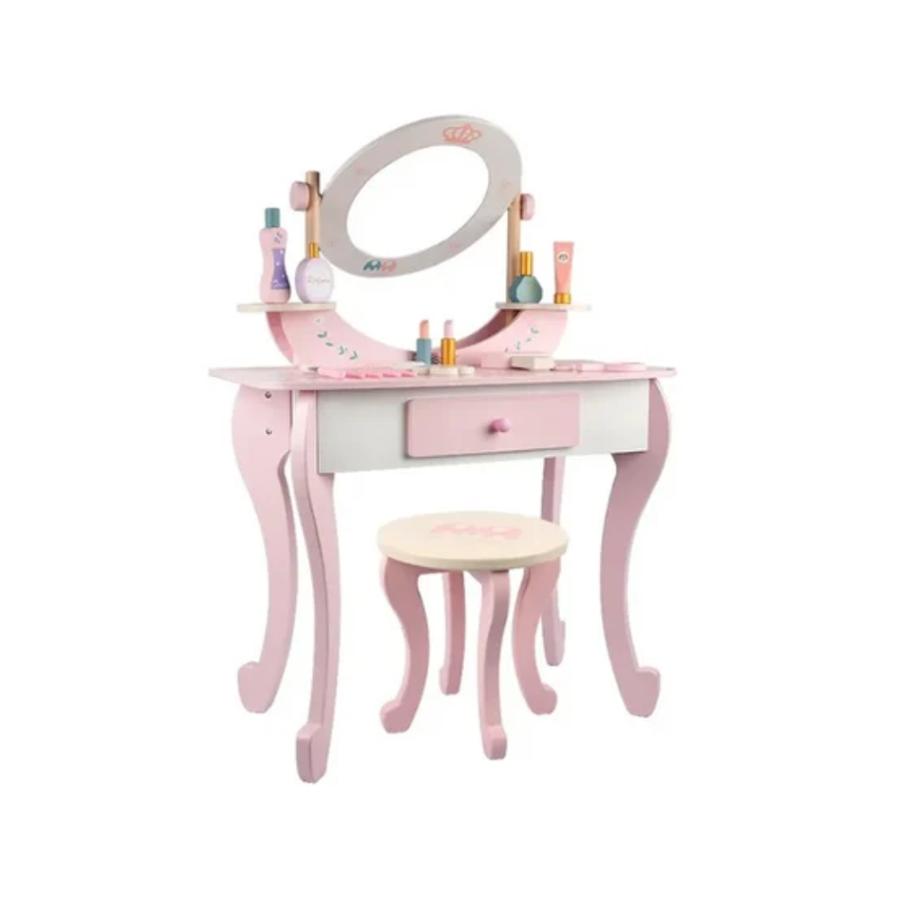 Rainbow Toys Dressing Table Pink Simulation Play house Makeup toy