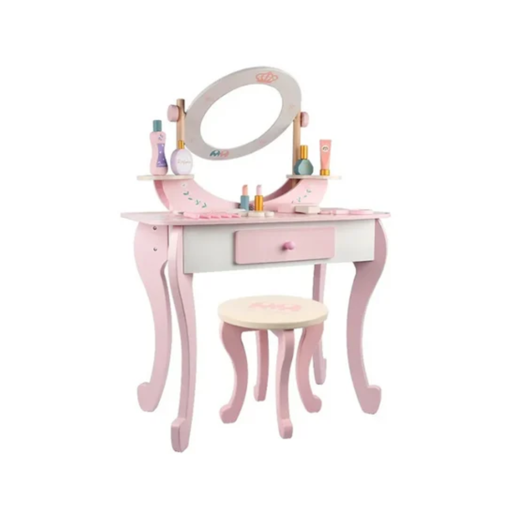 Rainbow Toys Dressing Table Pink Simulation Play house Makeup toy