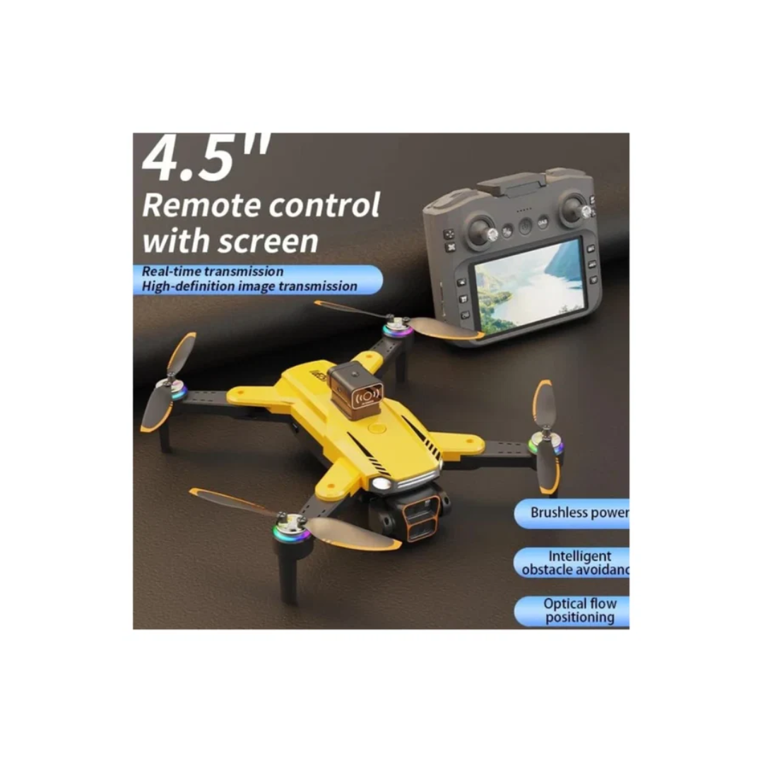 Rainbow Toys 4K Remote Control Dual Camera Drone 1080P Wi-Fi Selfie Gesture Rc Drone