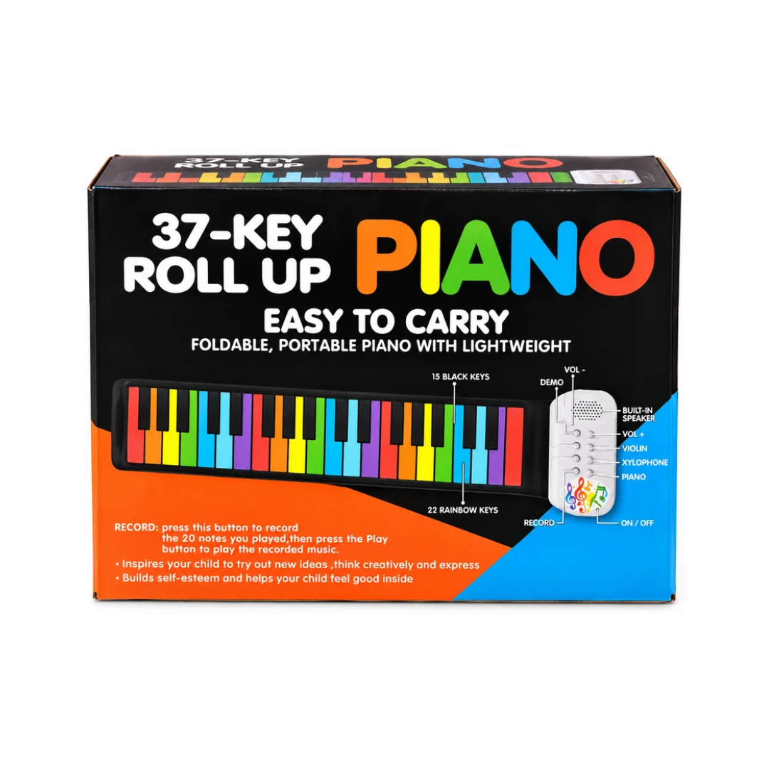 iToy King 37-Key Roll-Up Piano Portable Foldable Keyboard
