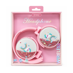 B7002 Unicorn Glitter Kids Wireless Over-Ear Headphones – Pink