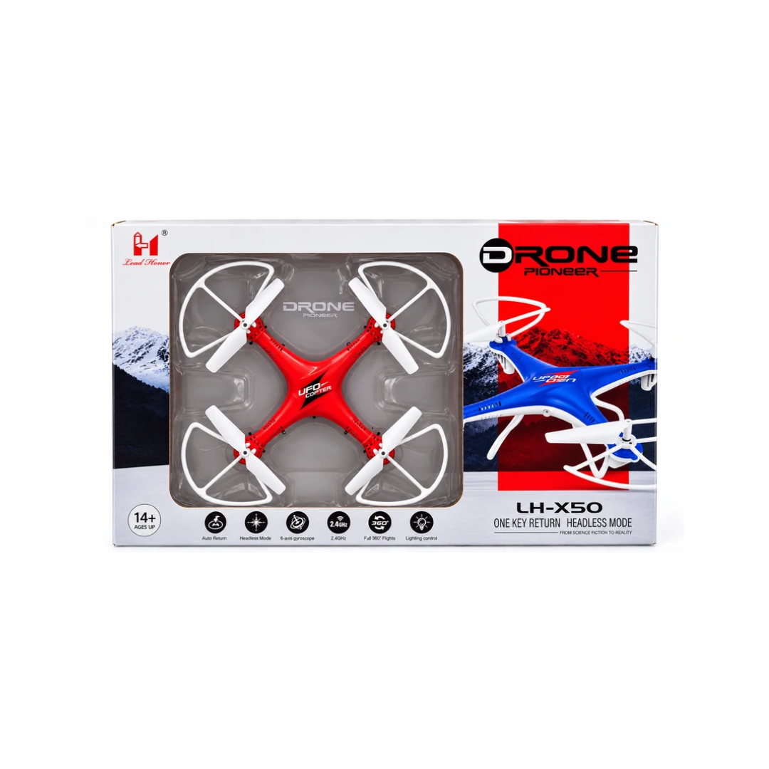 Lead Honor Drone Pioneer LH-X50 RC Drone with 360° Flip, Headless Mode & One Key Return