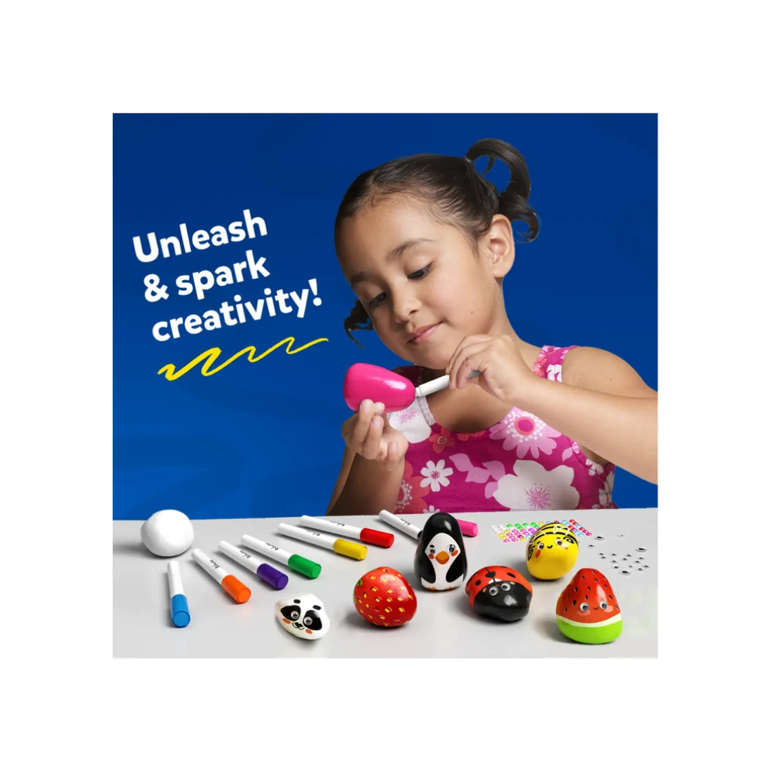 Rock Painting Kit | Mess-Free Art & Craft Activity (ages 4-12)