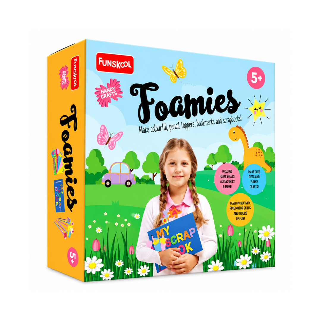 Funskool Handycrafts Foamies Diy Art & Craft Kit