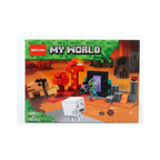 Minecraft Nether World Building Blocks Set – 352+ Pieces, 851 Series, Ages 6+
