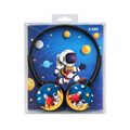 Kids Space Explorer Wired Headphones – Astronaut & Rocket Design X-88D