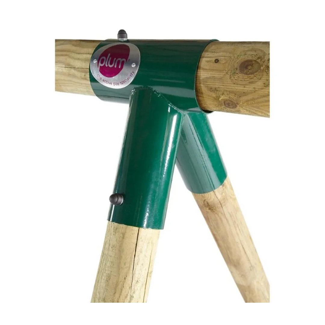 Plum Bush Baby Wooden Swing Set | FSC-Certified Outdoor Garden Swing for Kids Ages 3+ Years