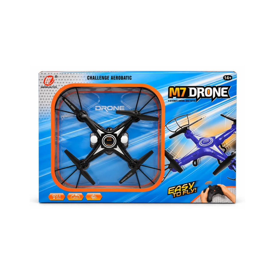M7 RC Drone with 360° Flip, Headless Mode & LED Lights | 2.4GHz Quadcopter