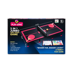 Play Zing 3-in-1 Jumbo Table Tennis, Ludo & Drawing Board Game – 120 CM