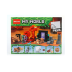 Minecraft Nether World Building Blocks Set – 352+ Pieces, 851 Series, Ages 6+
