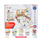 Huanger 2-in-1 Baby Piano Rack & Walker with Activity Play Mat – 0M+