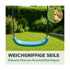 Plum Jupiter Metal Double Swing Set with Glider for Kids 3–10 Years – 2 Swings, Glider & Steel Frame, Multicolour