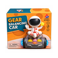 Gear Balancing Astronaut Car – Battery Operated Musical Light-Up Stunt Toy for Kids