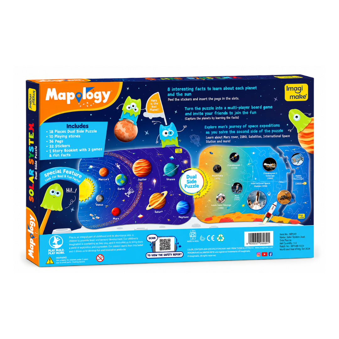 Imagimake Mapology Solar System Puzzle