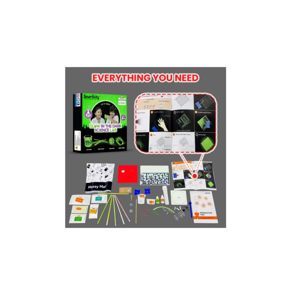 Smartivity Glow Magic Science Experiment Kit for Kids